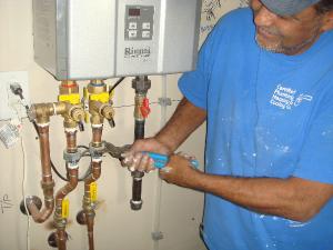 Our Monterey Plumbers Repair Tankless Water Heaters